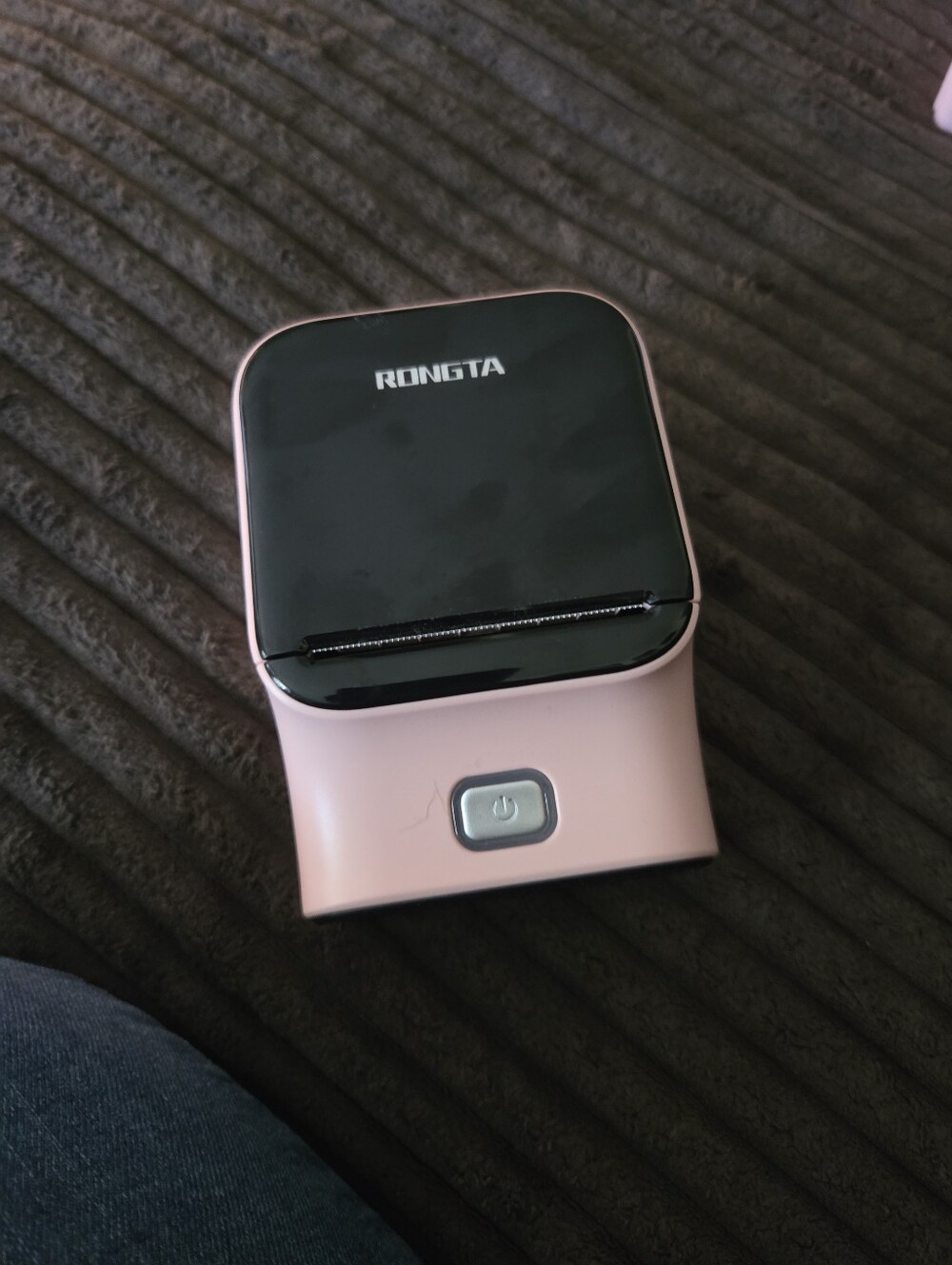 Rongta R22B Pink Smart Thermal Label Printer – Used Once – Black & White